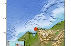 El temblor reportado con epicentro en el departamento del Magdalena