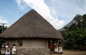 Comunidad arhuaca en la Sierra Nevada de Santa Marta. 