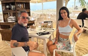 Armando Benedetti y su esposa, Adelina Guerrero.