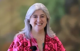Catalina Velasco, ministra de Transporte. 