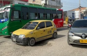 El tramo de la Circunvalar que se encuentra en mal estado. 