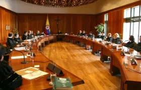Aspecto de la Corte Constitucional.