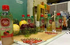 Stand de D'Casa Juice en Agroexpo Caribe 2024.