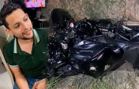 Edwind Mora, fallecido en accidente de transito.