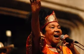 Totó La Momposina, máxima referente de folclor. 