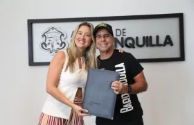 Daniela Álvarez y Alejandro Char.