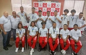 Delegación de Atlántico que participó en el clasificatorio en Cali. 