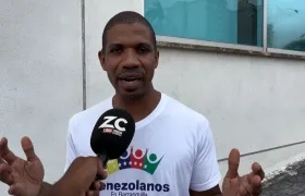 Juan Carlos Viloria, vicepresidente de Venezolanos en Barranquilla.