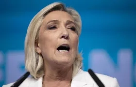 La líder de la extrema derecha francesa, Marine Le Pen.