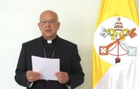 Monseñor Gabriel Ángel, Vicepresidente de la Conferencia Episcopal.