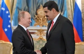 Vladímir Putin y Nicolás Maduro.