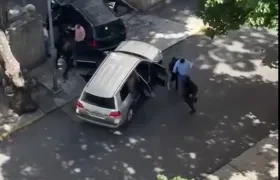 Momento en el que detuvieron Freddy Superlano.