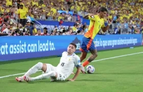 Federico Valverde después del enganche de Richard Ríos.