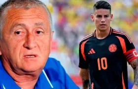 Eduardo Lara y James Rodríguez.