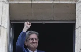 El líder de la izquierda radical francesa, Jean-Luc Mélenchon.