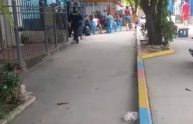 Sector del parque donde se registró el ataque. 