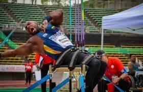 Mauricio Valencia, paraatleta adscrito al club Fortaleza de Cajicá,