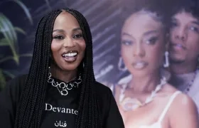 La cantante y compositora colombiana Goyo durante entrevista con EFE. 