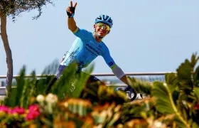Harold Tejada, ciclista colombiano. 