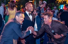 Antonio Banderas, Will Smith y Carlos Vives. 