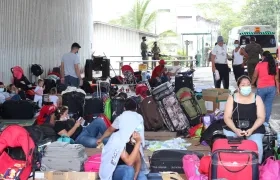 Migrantes en Panamá.