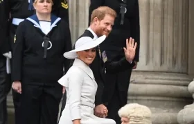 Príncipe Enrique y Meghan Markle. 