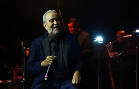 El salsero Andy Montañez, durante su concierto 'Mi primer adiós'. 