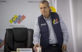 El rector principal del Consejo Nacional Electoral de Venezuela, Juan Carlos Delpino.