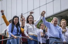 María Corina Machado y Edmundo González.