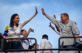 Edmundo González y María Corina Machado. 