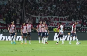 Junior tras quedar eliminado de la Copa Libertadores. 