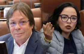 César Lorduy y Jennifer Pedraza.