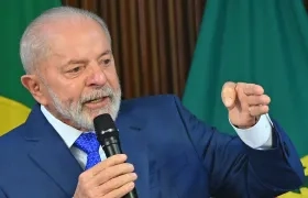 Luiz Inácio Lula da Silva, presidente de Brasil.