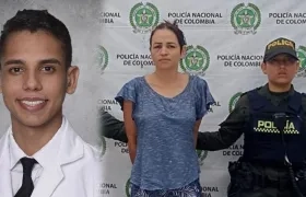 Wilson Royero Díaz y su pareja, Ximena Martínez, quien fue capturada.