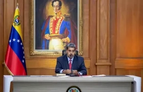 El Presidente de Venezuela, Nicolás Maduro.