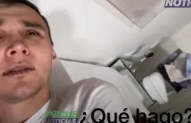 Mauricio Leal en el video antes de morir.