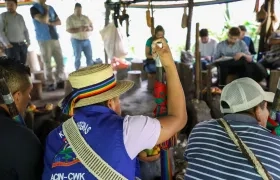 Imagen de los diálogos de la JEP con pueblos indígenas.