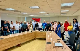 Imagen de la reunión donde se selló el acuerdo.