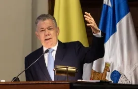 El expresidente colombiano Juan Manuel Santos.