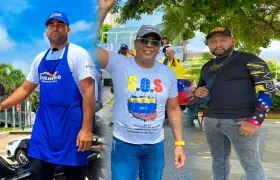 Venezolanos en Barranquilla.