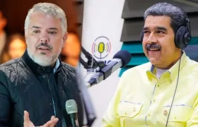 Iván Duque y Nicolás Maduro.