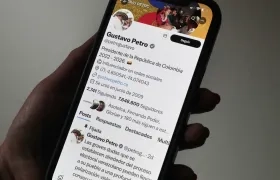 La cuenta de X de Gustavo Petro.