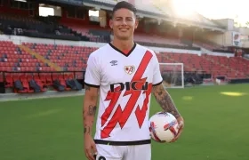 James Rodríguez, nuevo jugador del Rayo Vallecano. 