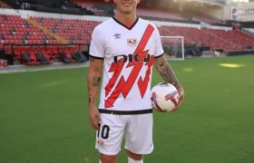 James Rodríguez firmó esta semana como nuevo jugador del Rayo Vallecano. 