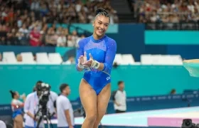 La colombiana Luisa Blanco terminó en el puesto 23 en la final de la gimnasia artística. 