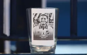 Juan Izquierdo, futbolista uruguayo fallecido el martes, en Sao Paulo.