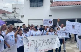Con plantón piden “justicia para Wilson Royero” 