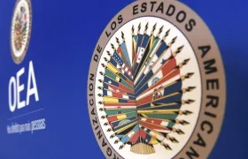 Logo de la OEA.