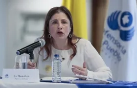 Defensora del pueblo, Iris Marín. 