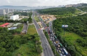 El caos vehicular en la Circunvalar.